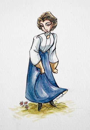 Arabella - Watercolor